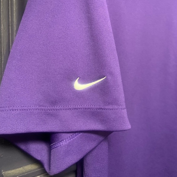 Nike Golf Tour Performance Dri-FIT Polo Shirt Short Sleeve Purple Size Large - Picture 3 of 4
